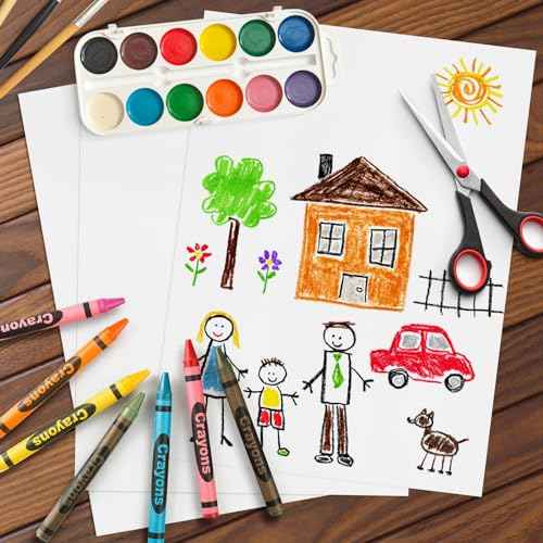 30Pcs VinTS 22x28 White Poster Board, 2 Side Glossy & Matte Thickness Poster Board Bulk for Vision, Science Fair, School Arts (Pack of 30)