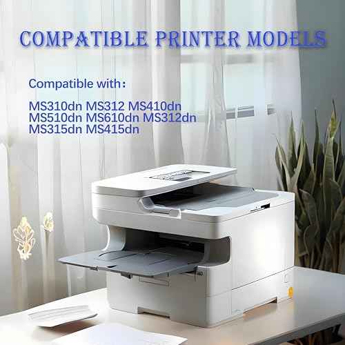 50F0Z00 Imaging Unit for MS310 Drum Unit Compatible with Lexmark MS310dn MS312 MS410dn MS510dn MS610dn MS312dn MS315dn MS415dn Imaging Unit 1-Pack