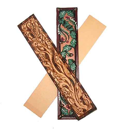 Zelikovitz Leather Bookmark Blanks - Leathercraft Kit (25)