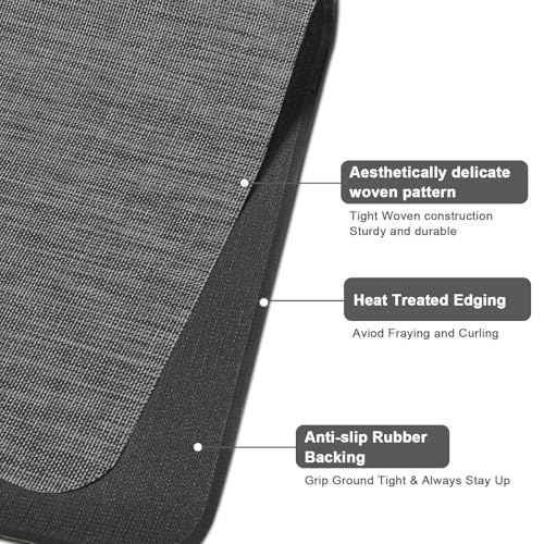 AiBOB Office Chair Mat for Hardwood Floor & Tile Floor, 53" x 45"Heavy Duty Computer&Desk Chair Mat for Rolling Chairs, Hard Floor Protector for Home Office