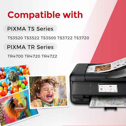 275XL 276XL Compatible Ink Cartridge Replacement for Canon Ink 275 276 (Black Color Combo, 2-Pack) PG275 CL276 XL for TS3522 TR4720 TR4722 TS3520 TS3500 TR4700 TS3700 TS3720 TS3722 Printer