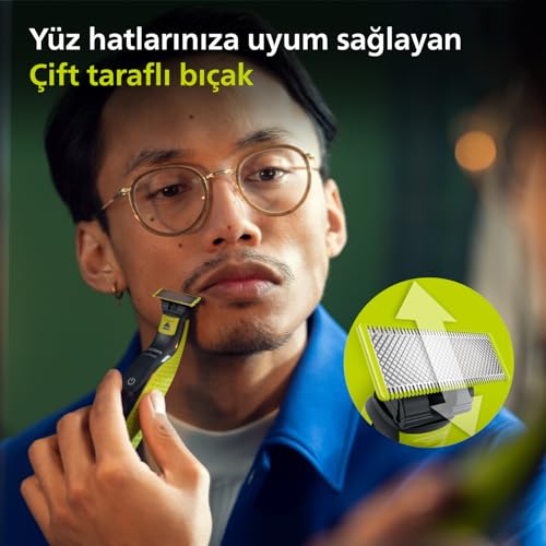 Philips Waterproof Rechargeable Electric Trimmer for Face & Body