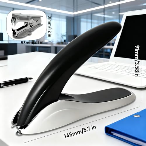 Auterflym Staple Remover & Puller – 2-Pack, Ergonomic, Tear-Free Paper Protection