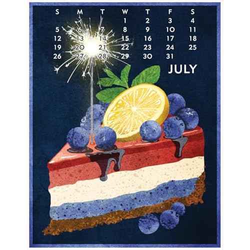 Linnea Design 2026 Desktop Calendar and Frame Set 5 x 7" Artwork by Johanna Riley