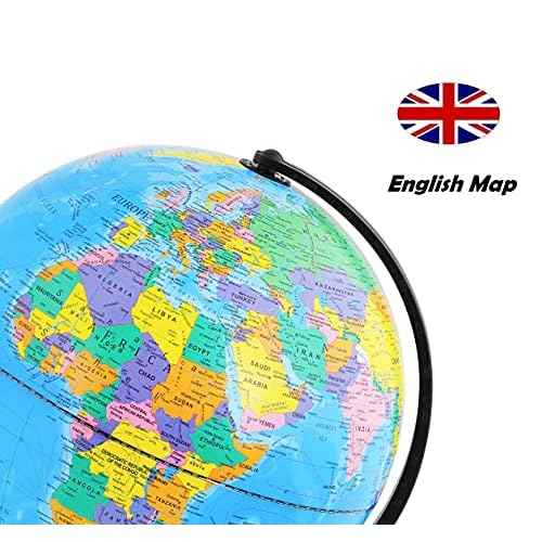 12"/30cm World Globe Educational Political Map (12"/30cm diameter)