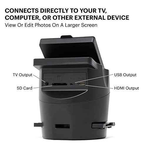 Kodak SCANZA Digital Film & Slide Scanner ? Converts 35mm, 126, 110, Super 8 & 8mm Film to JPEG with 3.5" LCD, Easy-Load Inserts & Adapters