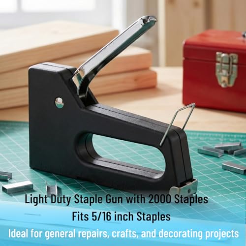 Mr. Pen Light Duty Staple Gun with 2000 Staples 5/16 inch