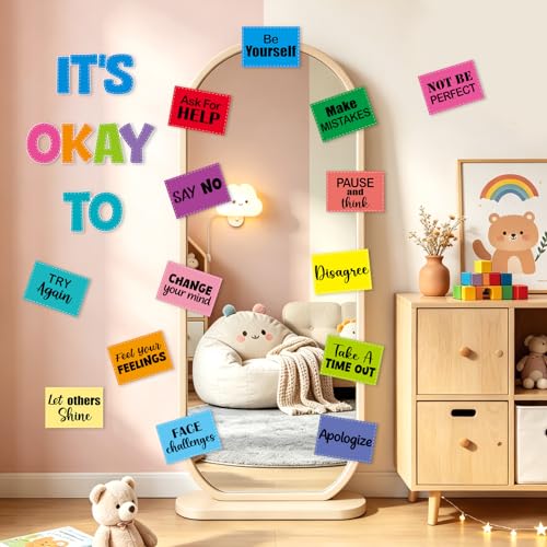COCHIE OKAY Affirmation Station Bulletin Board Classroom Decorations Set - Welcome Back to School