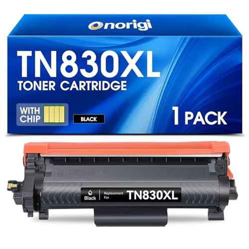 TN830XL Toner Cartridge Replacement for Brother TN830XL TN830 XL Toner TN-830XL Work for Brother DCP-L2640DW HL-L2460DW MFC-L2820DW HL-L2405W HL-L2480DW HL-L2400D (1 Black)