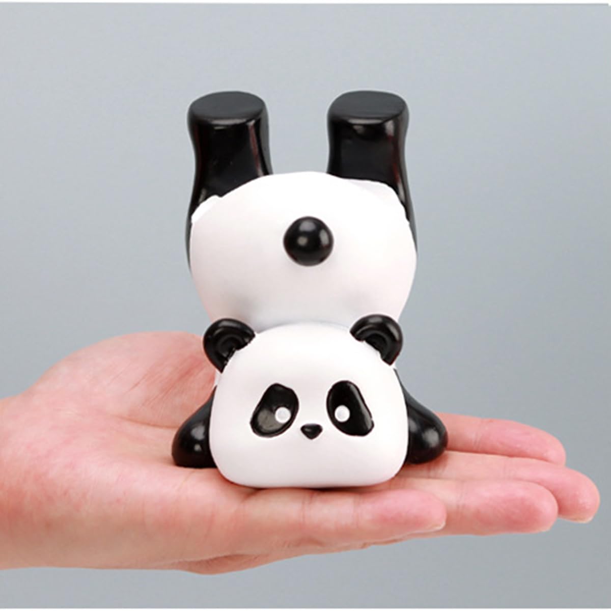 JARPSIRY Cute Panda Glasses Display Stand for Nightstand, Funny Decorative Eyeglass Sunglass Holder, Home Office Desk Decoration (Handstand Panda)