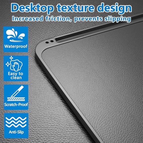 Potuopy Black Adjustable Laptop Lap Desk with Storage & Foldable Bed Tray