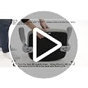 Sweetcrispy Tall Drafting Chair with Footrest, Grey, 45in High Office Desk Chair