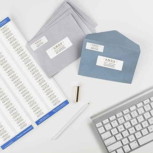 Avery Return Address Labels,Laser & Inkjet Printers,600 Labels,2/3 x 1-3/4,Permanent Adhesive, 5 Packs (18294)
