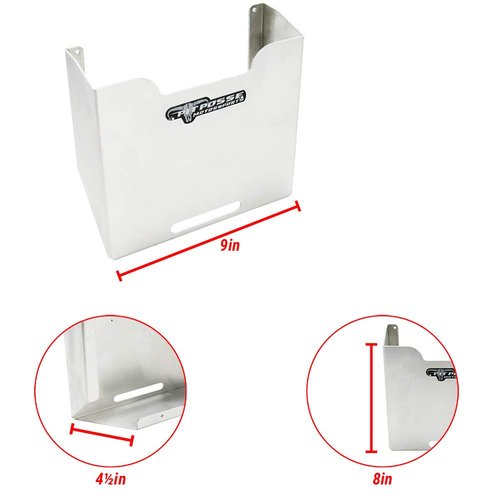 Pit Posse PP3184 Aluminum Catalog Book and Paper Flyer Holder Dispenser Organizer Enclosed Trailer Race Shop Garage Cargo Accessory-Made in USA