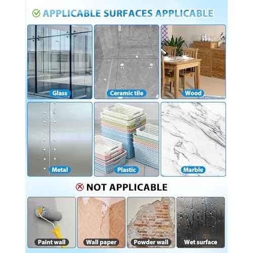 FIVEIZERO Double Sided Adhesive Dots, 0.4", 0.6", 0.8" Clear Removable Glue Sticky Dots for Wall Hanging, Poster, Picture, Balloon Decoration, Waterproof No Trace Mounting Putty, Heavy Duty (280pcs)