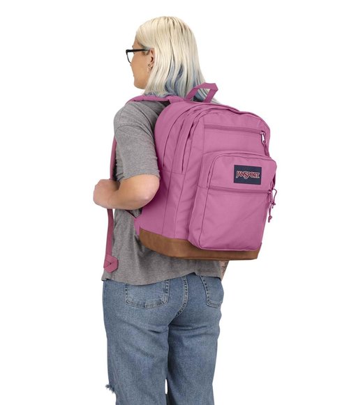 JanSport Cool Backpack with 15-inch Laptop Sleeve, Large Computer Bag Rucksack with 2 Compartments, Ergonomic Straps, Mauve Haze