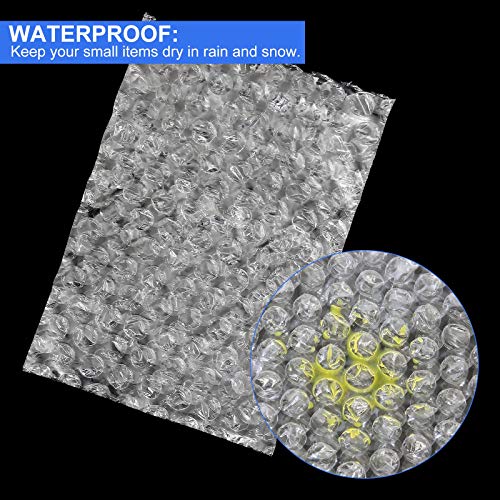 APACALI Clear 4x6 Inch Bubble Pouches 200 Pack - Shockproof Shipping & Storage Bags