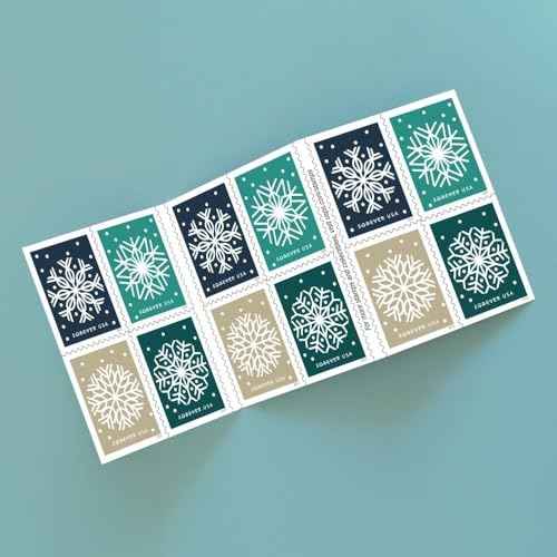 Winter Whimsy 2024 (1 Booklet, 20 Stamps) First-Class Mail Forever Postage Stamps