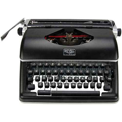 Royal Consumer Information Products Classic Retro Manual Typewriter (Black), Model Number: 79104P