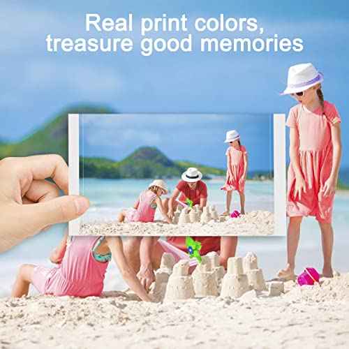 Markdomain Compatible Selphy CP1300 Ink and Paper, KP-108IN 4x6 Inch Photo Paper Glossy for Selphy CP1500 CP1300 CP1200 CP1000 CP910 Printers, 108 Sheets Photo Paper and 3 Color Ink Cartridges
