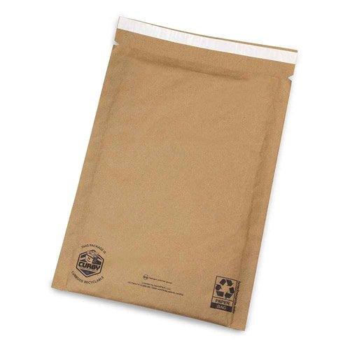 CURBY 100% Curbside Recyclable Mailer Heavy Duty #5, 9.875" x 15.5", 60-Pack, CURBYHD5