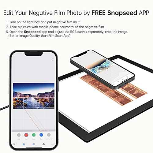 Slide Viewer Light Box 5600K 12¡±x8¡± Ultra-Thin Adjustable Brightness Backlight for Slides and Film Negative Scanning