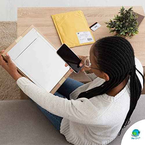 White Paperboard Rigid Mailers, 13 x 18 Inches. Pack 25 Chipboard Photo Envelopes Self Seal, 550 GSM. Stay Flat Box Mailers, 13 x 18. No Bend Self-Sealing Business Mailing Envelopes