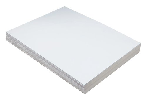 Pacon® PAC5211BN Heavyweight Tagboard, White, 9" x 12", 100 Sheets Per Pack, 3 Packs