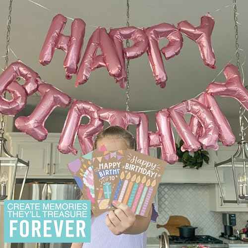 Hadley Designs Happy Birthday Cards Bulk with Envelopes - 54 Assorted Birthday Cards for Kids & Adults, Bulk Greeting Card Pack for Office, Generic Bday Notecards with Envelopes, Designed in USA