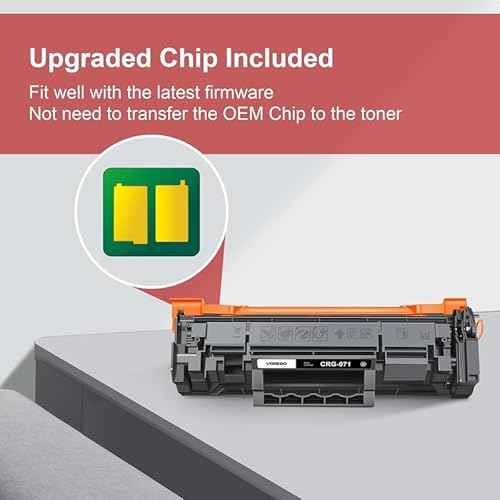 CRG071 071 Toner Cartridge 071 Black (5645C001), Compatible for Canon 071 Black Toner Cartridge for Canon Imageclass LBP122dw LBP122 LBP120 MF270 MF273dw MF272dw MF275dw (1-Pack)