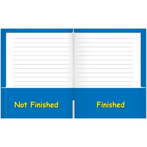 Really Good Stuff My Writing Folder - Zaner-Bloser - 12 Folders - 9" by 12" - Laminated
