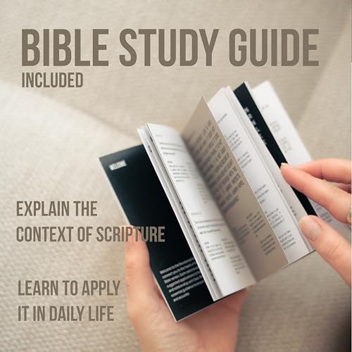 Premium Bible Study Tool with Scripture Cards & Scripture Guide NIV | Bible Verse Cards Prayer Cards | Daily Scripture Study | Christian Faith Gift for Women, Men, Family & Friends