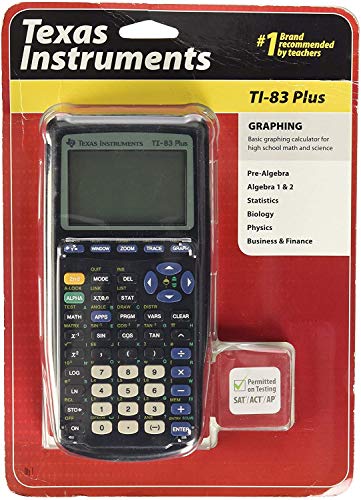 Texas Instruments TI-83 Plus Graphing Calculator - Renewed for Math & Science