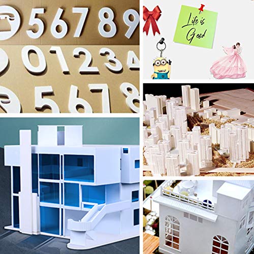 Benecreat 5 Sheets 30x20cm White Foam Boards 3mm for Crafts Art Display