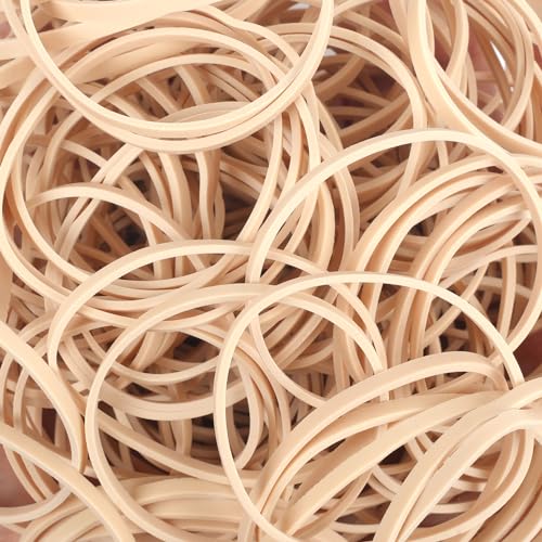 AMUU Light-Brown Rubber Bands #33, 200pcs, 90mm x 3mm x 1.5mm