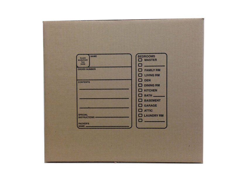 The Boxery 18 X 18 X 16 Inches Genuine Medium Moving Boxes (Pack of 10)