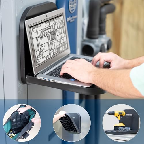 VIVO Magnetic Portable Laptop Workstation 12x13 inch Wall Mount Tray