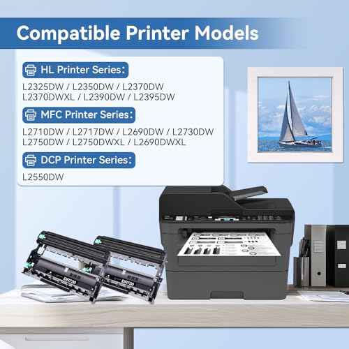 MYTONER Compatible DR730 Drum Unit (Not Toner) Replacement for Brother DR 730 DR-730 Drum Unit for MFC-L2710DW MFC-L2750DW HL-L2395DW HL-L2370DW HL-L2350DW HL-L2390DW DCP-L2550DW Printer (2 Pack)