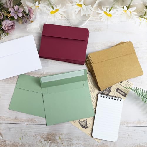 A2 Envelopes 100 Pack White Self Seal Invitations Mailers Rinrda