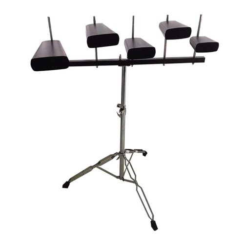 CashBeat 4" Steel Cowbell, 4inch Hand Percussion Instrument with Handle & Stick, Loud Noise Maker for Drum Set, Sporting Events, Concerts & Weddings, Easy to Mount, Clear Tapping Sound