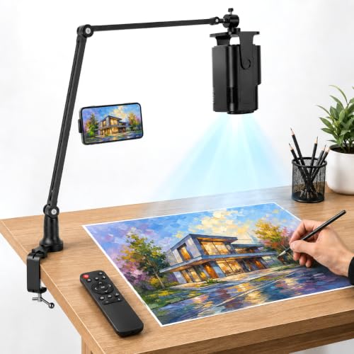 WiFi Art Projector for Tracing & Drawing, HD 1280×720, Adjustable Size