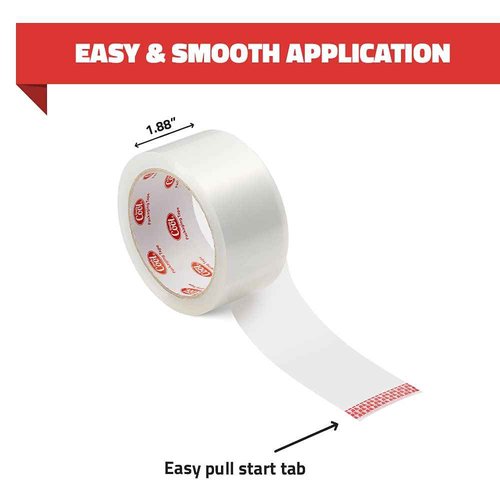 Simply Cool Packing Tape 18 Pack, Heavy Duty Packaging Tape for Shipping, Moving Boxes, Sealing, Mailing & Storage – Strong 1.88” Wide x 60 Yards Per Refill Roll
