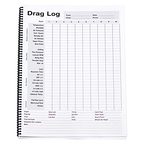 3035 Drag Race Log Book – Computech Auto Accessory