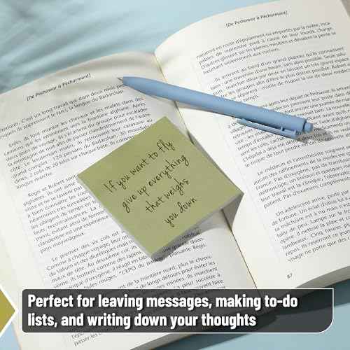 Mr. Pen- Sticky Notes, 3¡±x3¡±, 12 Pads, 600 Sheets, Dark and Earthy Colors Sticky Notes 3x3