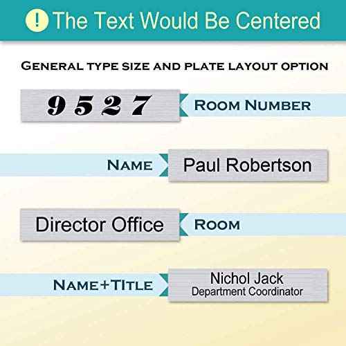 Personalized Name Plate With Wall Or Desk Holder Customized Engraving 2x8
