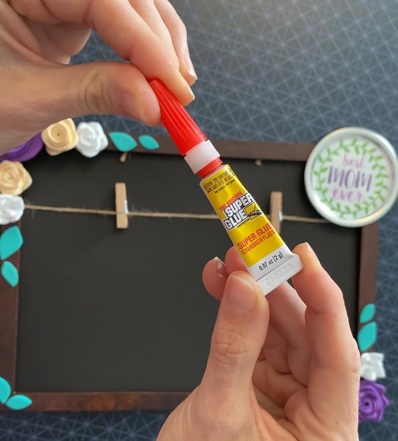 Liquid Super Glue 2g Tubes - 12-Pack, Clear Instant Bonding Precision Tip