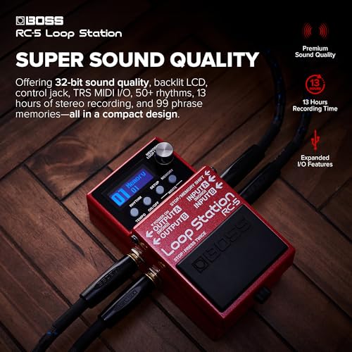 Boss RC-5 Loop Station Compact Phrase Recorder Pedal
