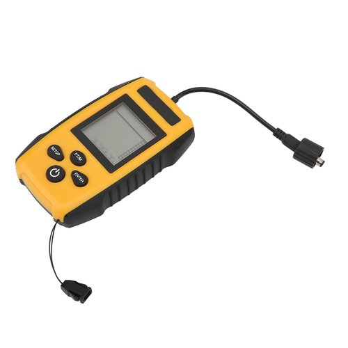 Fish Finder Detector LCD Display Water Depth Fish Position Detection for Kayak Fishing with 45 Degree Sensor Beam Angle