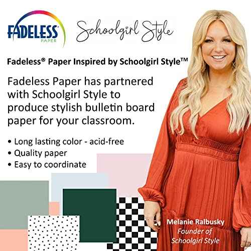Fadeless Schoolgirl Style Bulletin Board Paper, Cotton Candy Cloud, 47.25" x 50', 1 Roll