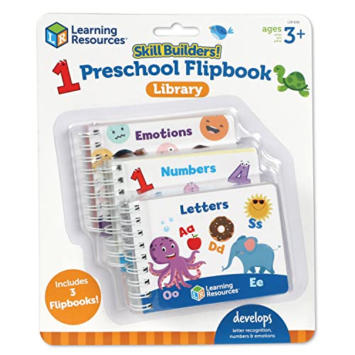 Preschool Flipbook Library - Learning Resources Skill Builders! Classroom & Homeschool
